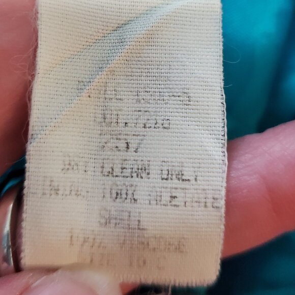 VTG Jacqueline Ferrar Teal Suit Set | Shrunk | Gold Button Blazer & Pencil skirt - Picture 15 of 16